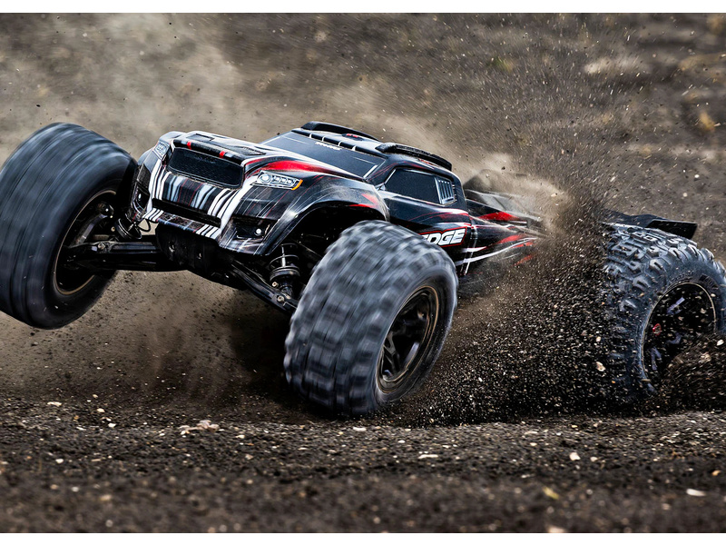 Traxxas Sledge 1:8 RTR oranžový s belted pneu,