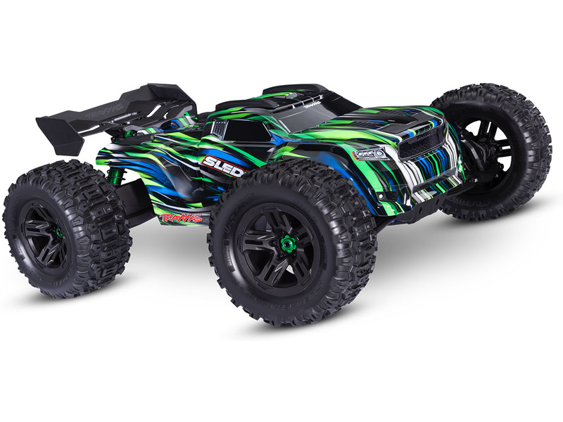 Traxxas Sledge 1:8 RTR oranžový s belted pneu,