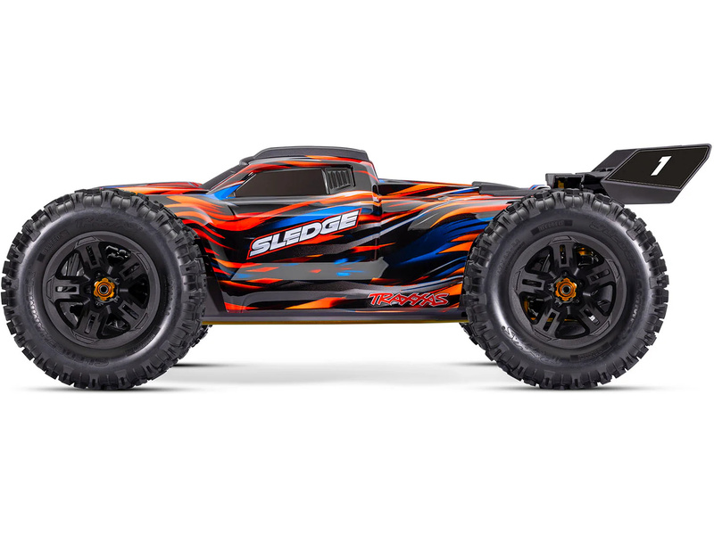 Traxxas Sledge 1:8 RTR oranžový s belted pneu,