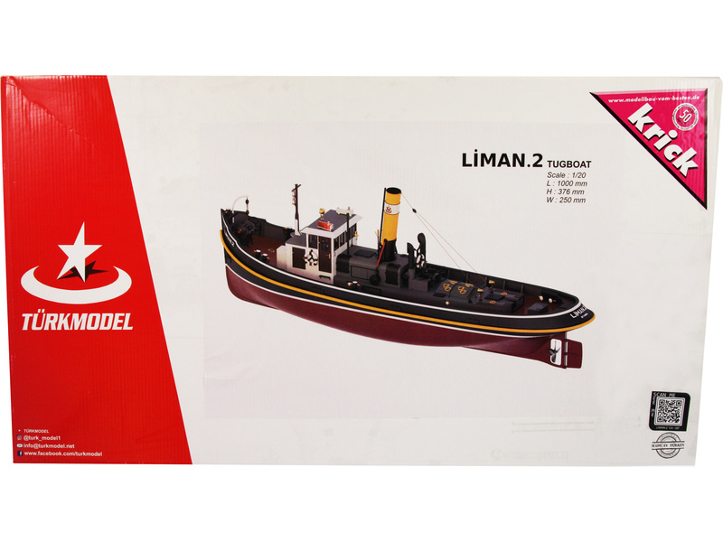 Türkmodel Liman 2 přístavní remorkér 1935 1:20 kit