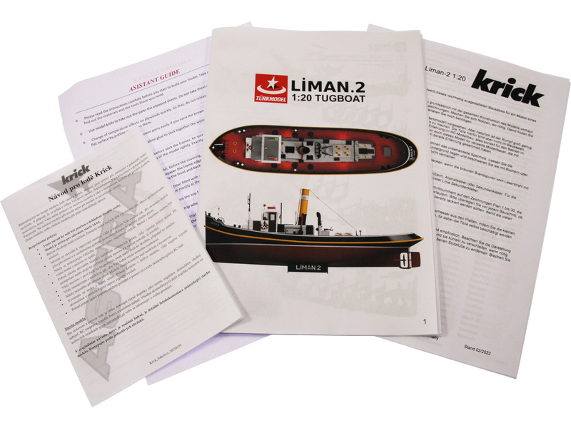 Türkmodel Liman 2 přístavní remorkér 1935 1:20 kit