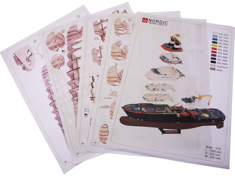 Türkmodel záchranný remorkér Nordic 1:72 kit