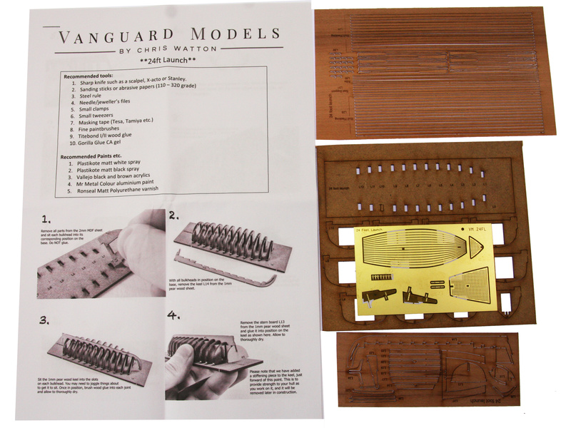 Vanguard Models Launch člun 24" 1:64 kit