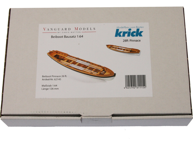 Vanguard Models Pinnace člun 28" 1:64 kit