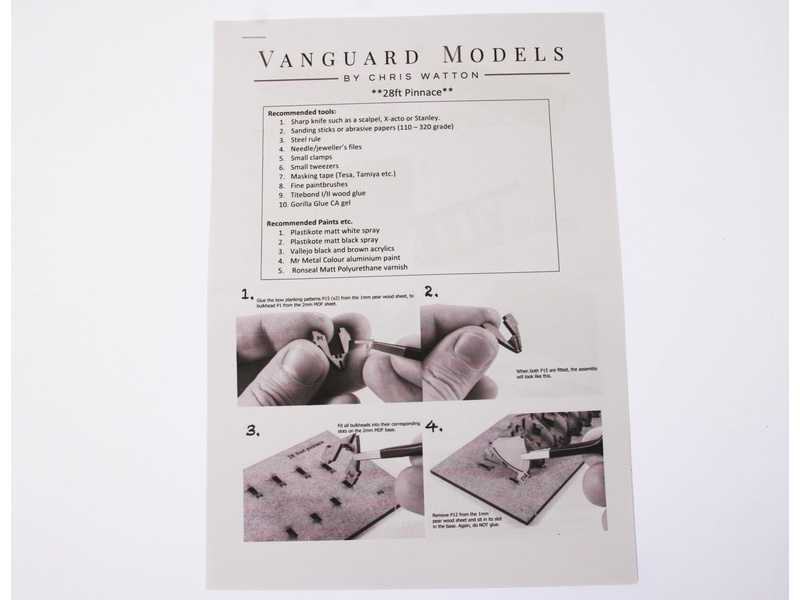 Vanguard Models Pinnace člun 28" 1:64 kit