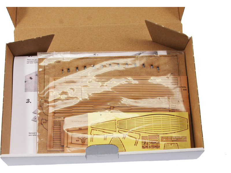 Vanguard Models Barge člun 32" 1:64 kit