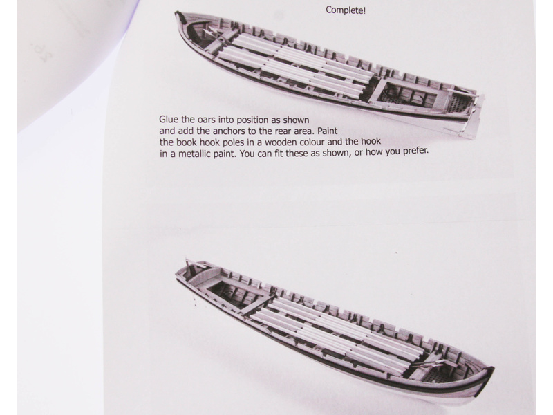 Vanguard Models Barge člun 32" 1:64 kit