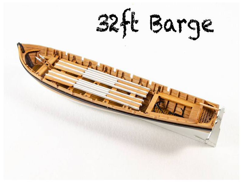 Vanguard Models Barge člun 32" 1:64 kit