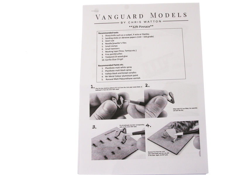 Vanguard Models Pinnace člun 32" 1:64 kit
