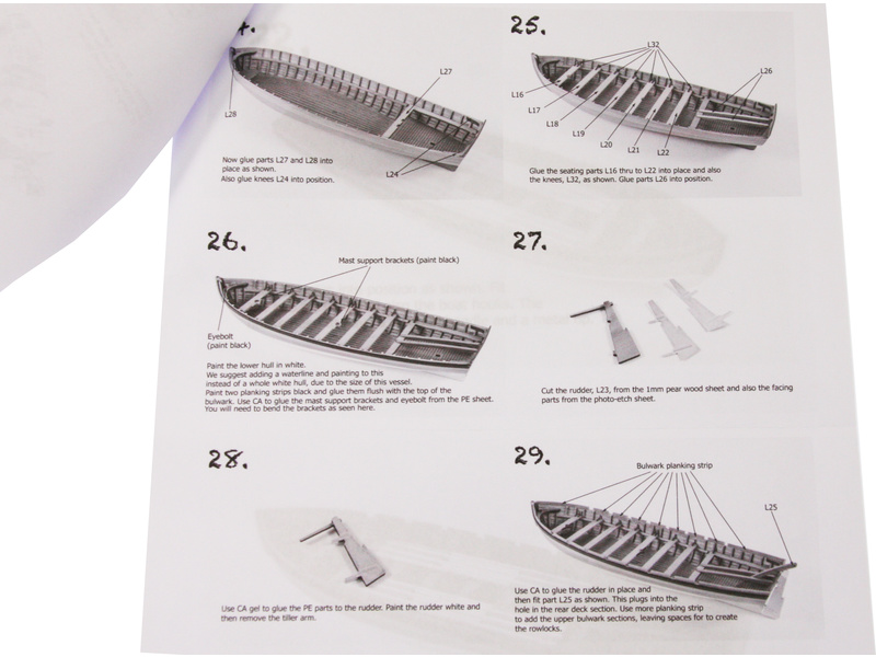 Vanguard Models Launch člun 34" 1:64 kit