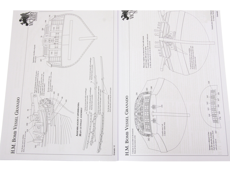 VICTORY MODELS H.M. Granado 1741 1:64 kit