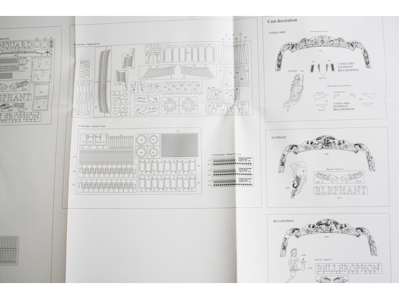 VICTORY MODELS H.M.S. Vanguard 1798 1:72 kit