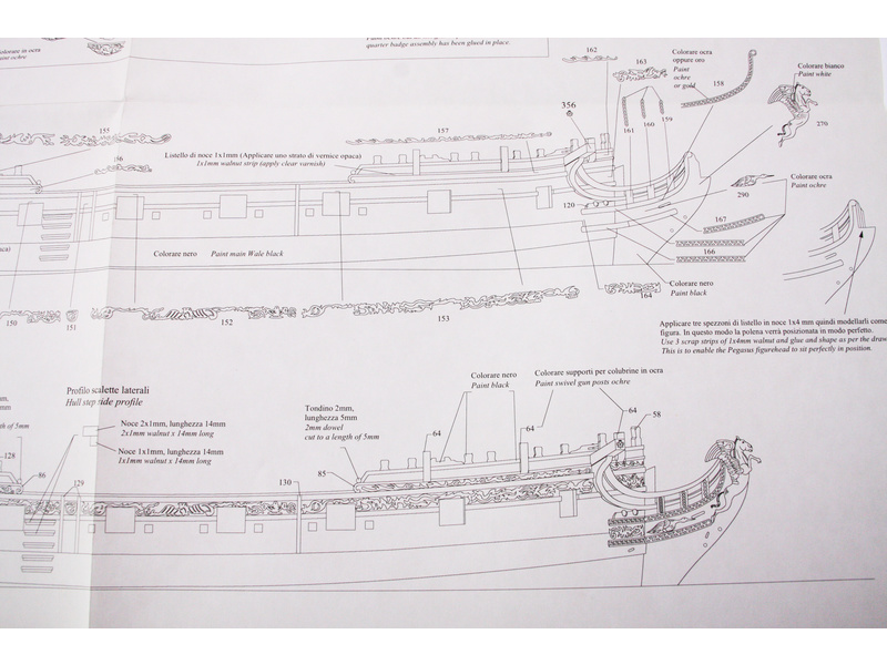 VICTORY MODELS H.M.S Pegasus 1776 1:64 kit