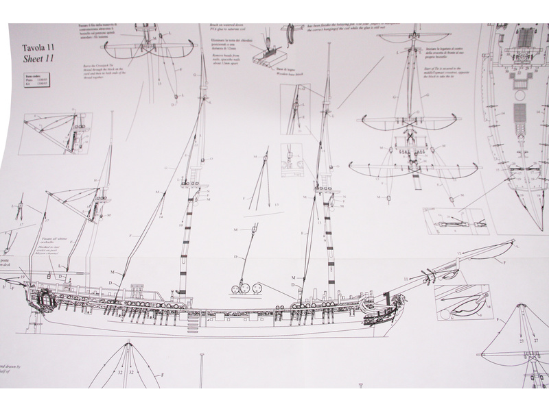VICTORY MODELS H.M.S Pegasus 1776 1:64 kit