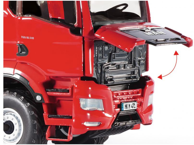 Wiking MAN TGS 2 1:32 červený