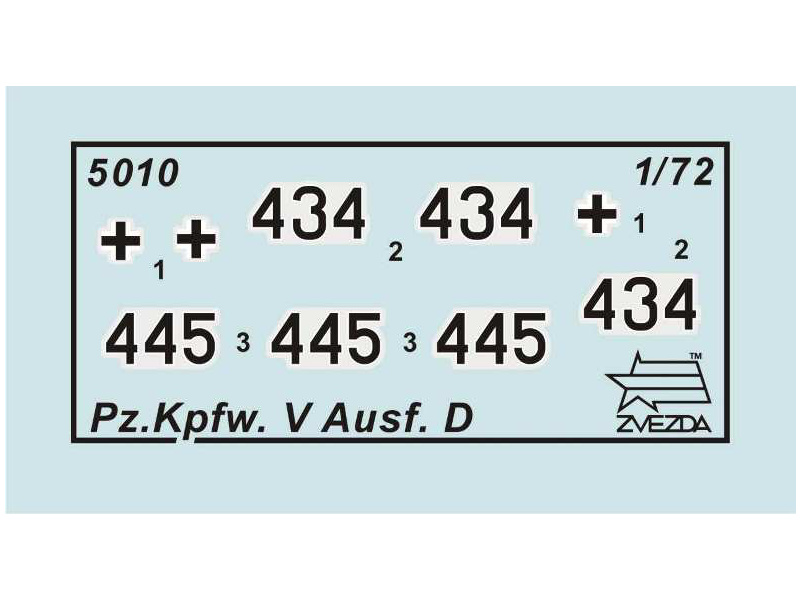 Zvezda Snap Kit - Panther Ausf.D (1:72)