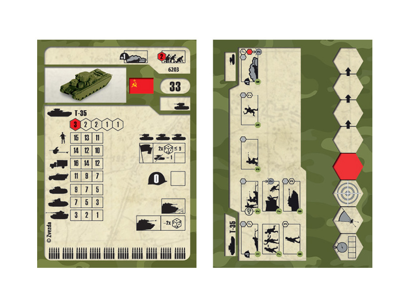 Zvezda Snap Kit - T-35 (1:100)
