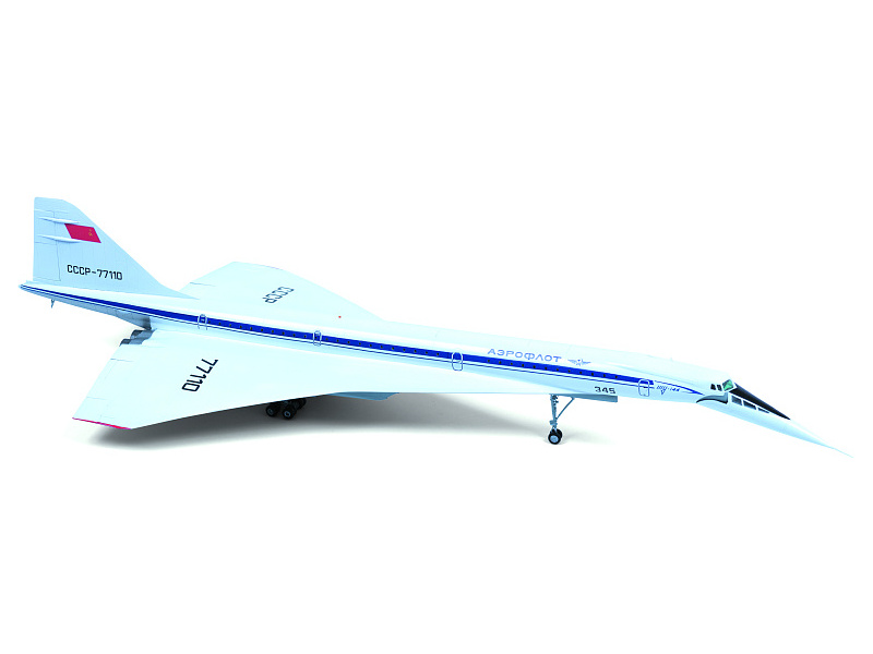 Zvezda Tu-144 Supersonic civilian aircraft (1:144)