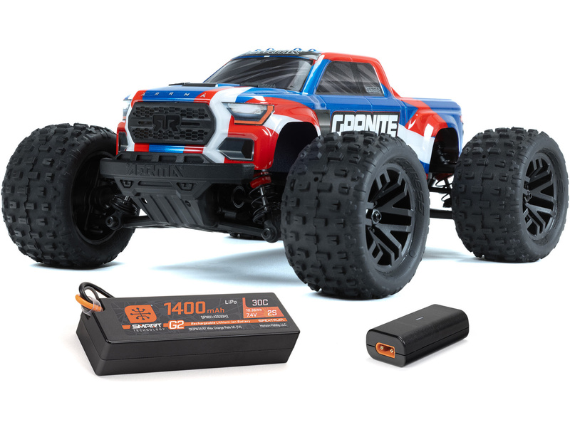 Arrma Granite Grom 1:18 4WD Smart RTR modrá
