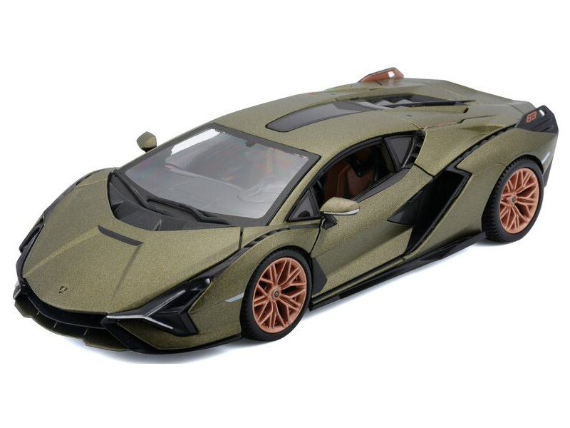 Bburago Lamborghini Sian FKP37 1:24 zelená metalíza