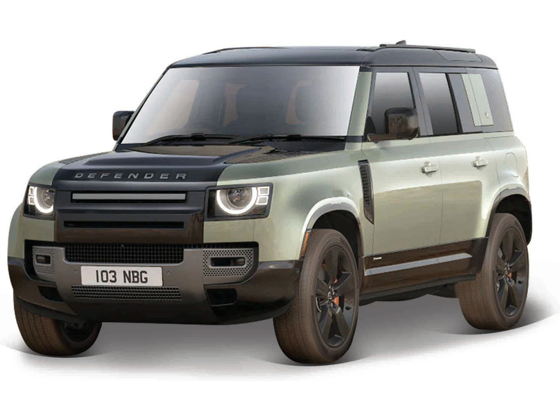 Bburago Land Rover Defender 110 1:24 zelená metalíza