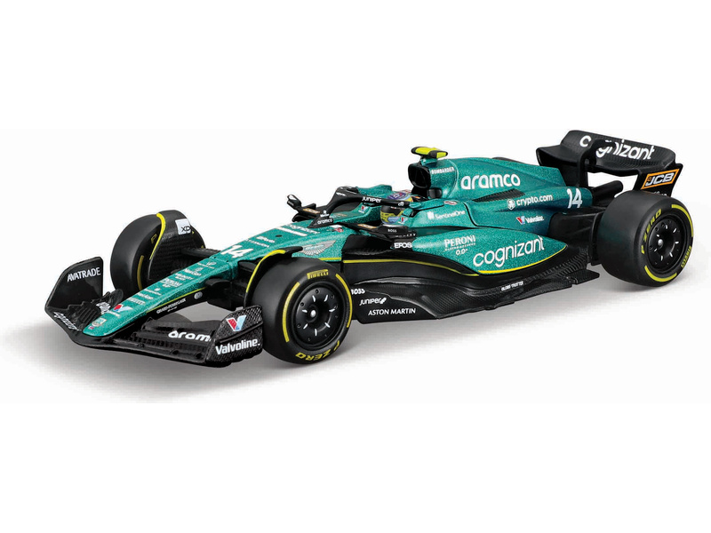 Bburago Aston Martin AMR23 (2023) 1:43 #14 Alonso (s jezdcem)