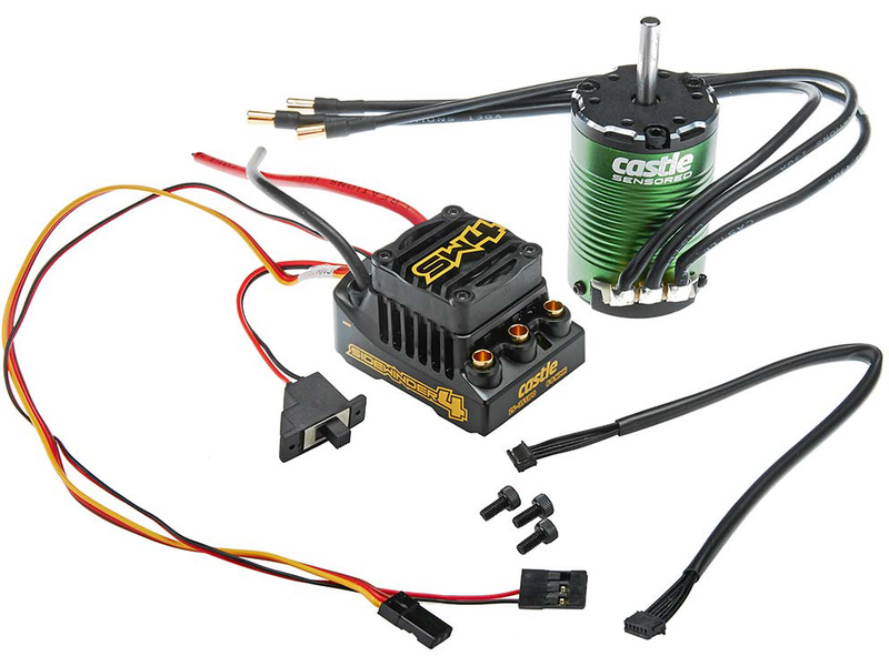 Castle motor 1410 3800ot/V senzored 5mm, reg. Sidewinder 4