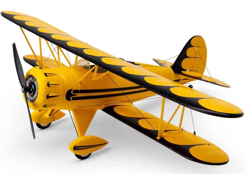 E-flite Waco 0.55m SAFE Select BNF Basic žluté,