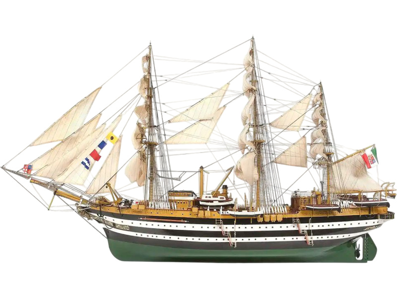 OCCRE Amerigo Vespucci 1:100 + plachty Kit