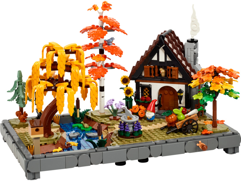 LEGO Icons - Chata a podzimní zahrada
