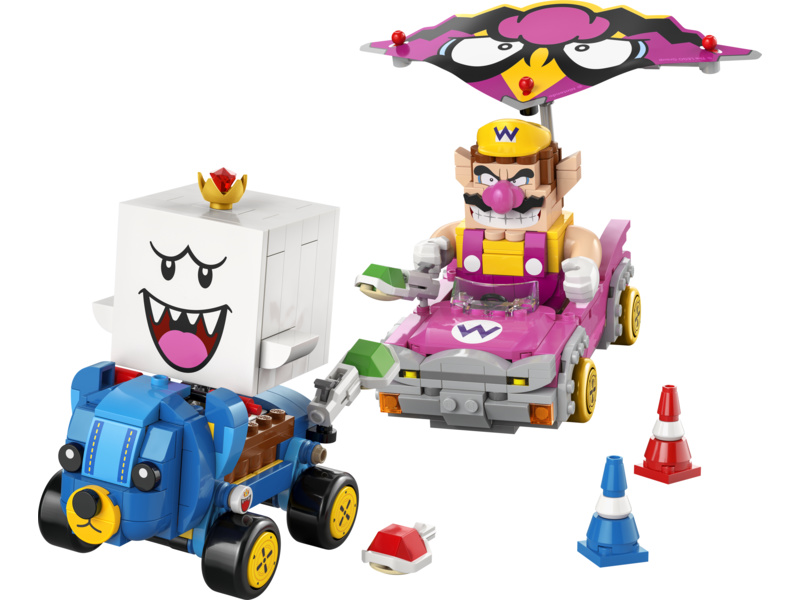 LEGO Super Mario - Mario Kart - Wario a King Boo