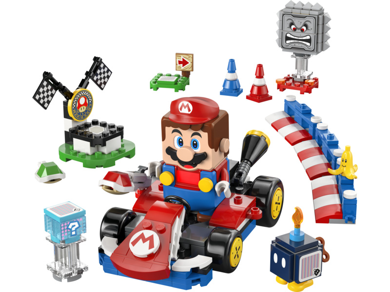 LEGO Super Mario - Mario Kart - Interaktivní LEGO Mario a Standard Kart