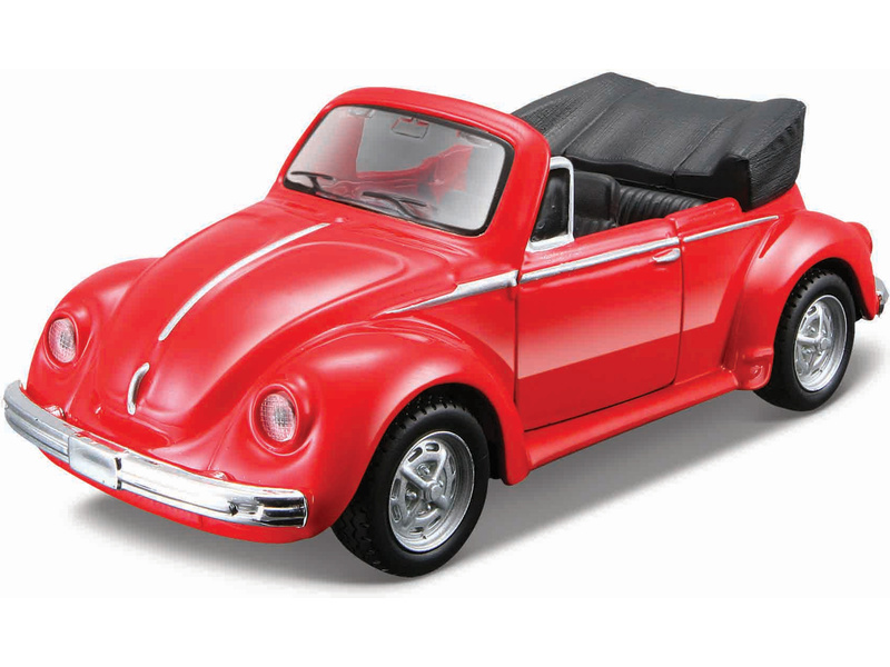 Maisto Volkswagen 1303 Cabriolet 1:36 červená