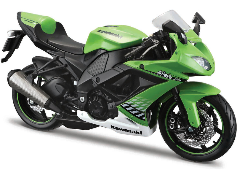 Maisto Kawasaki Ninja ZX-10R 1:12 se stojánkem