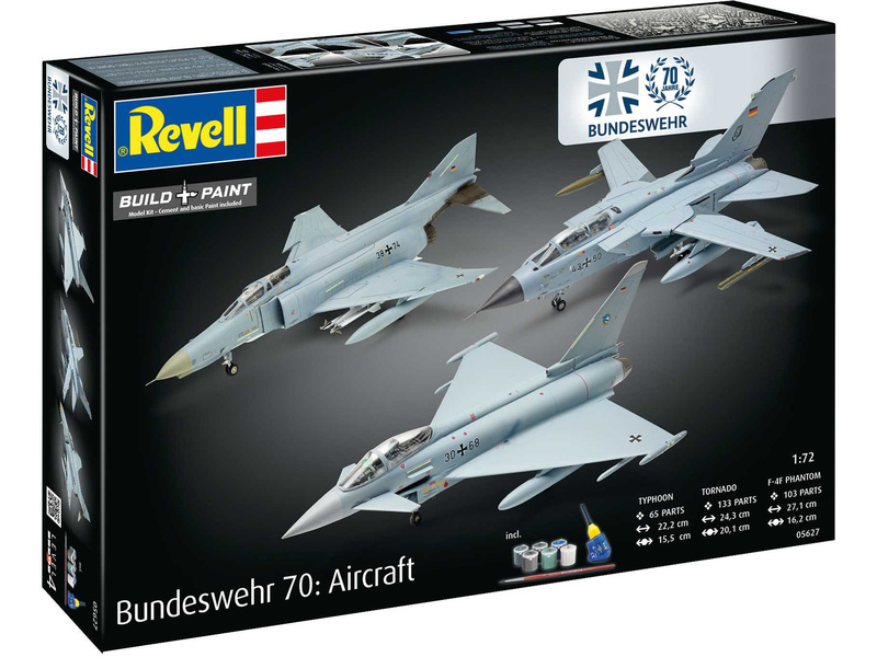Revell letadla 70. let Bundeswehr (1:72) (Gift-Set)