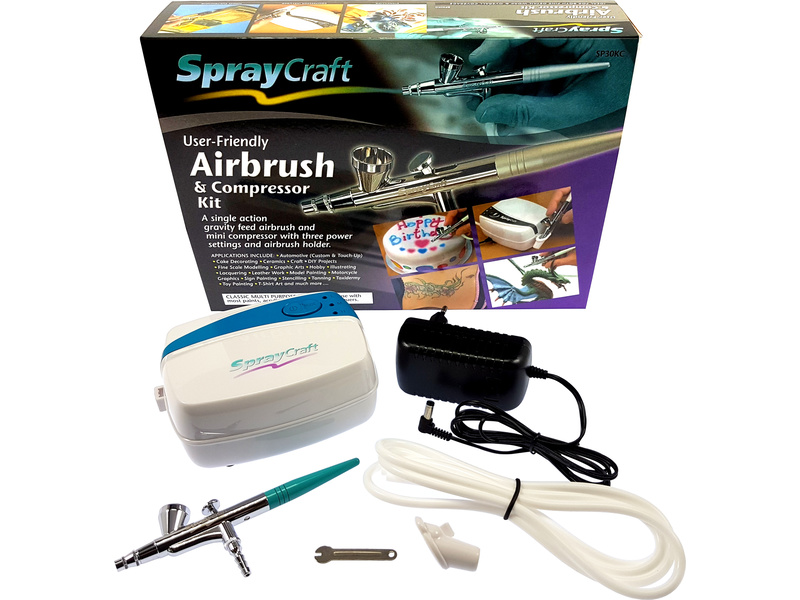 Spraycraft Airbrush SP30KC s kompresorem,