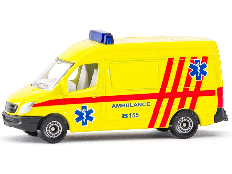 SIKU Blister - ambulance dodávka (česká verze) 1:50