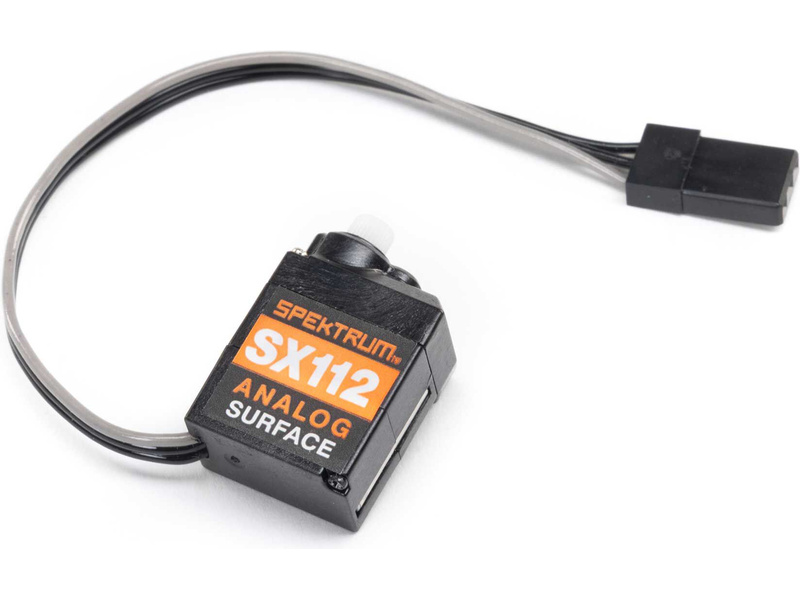Spektrum servo SSX112 Micro: SCX30 0.51kg.cm 0,073s/60°