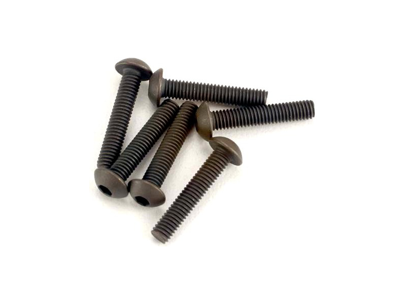 Traxxas šroub imbus M3x15mm půlkulatá hlava (6)