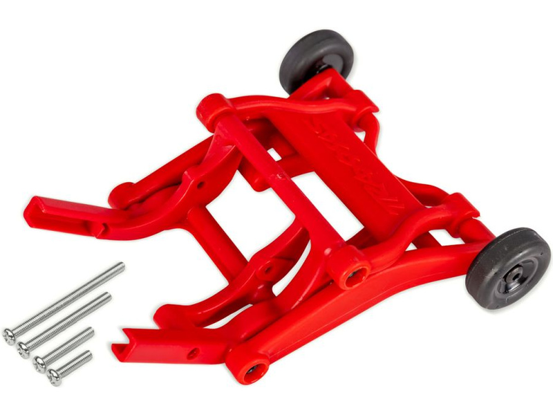 Traxxas opěrná kolečka kompletní červená