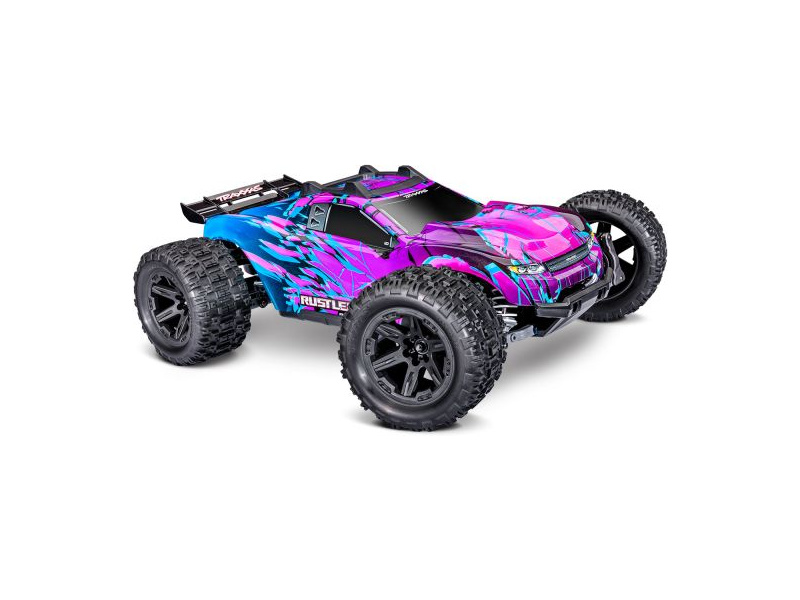 Traxxas Rustler 4x4 1:10 VX3 RTR fialový