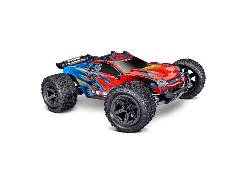 Traxxas Rustler 4x4 1:10 VX3 RTR červený