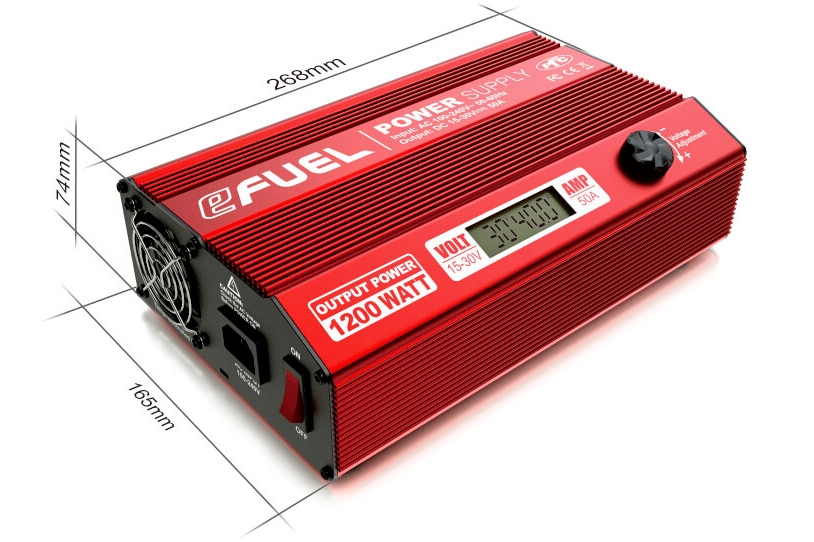 eFuel 1200W/50A spínaný zdroj 15-30 V