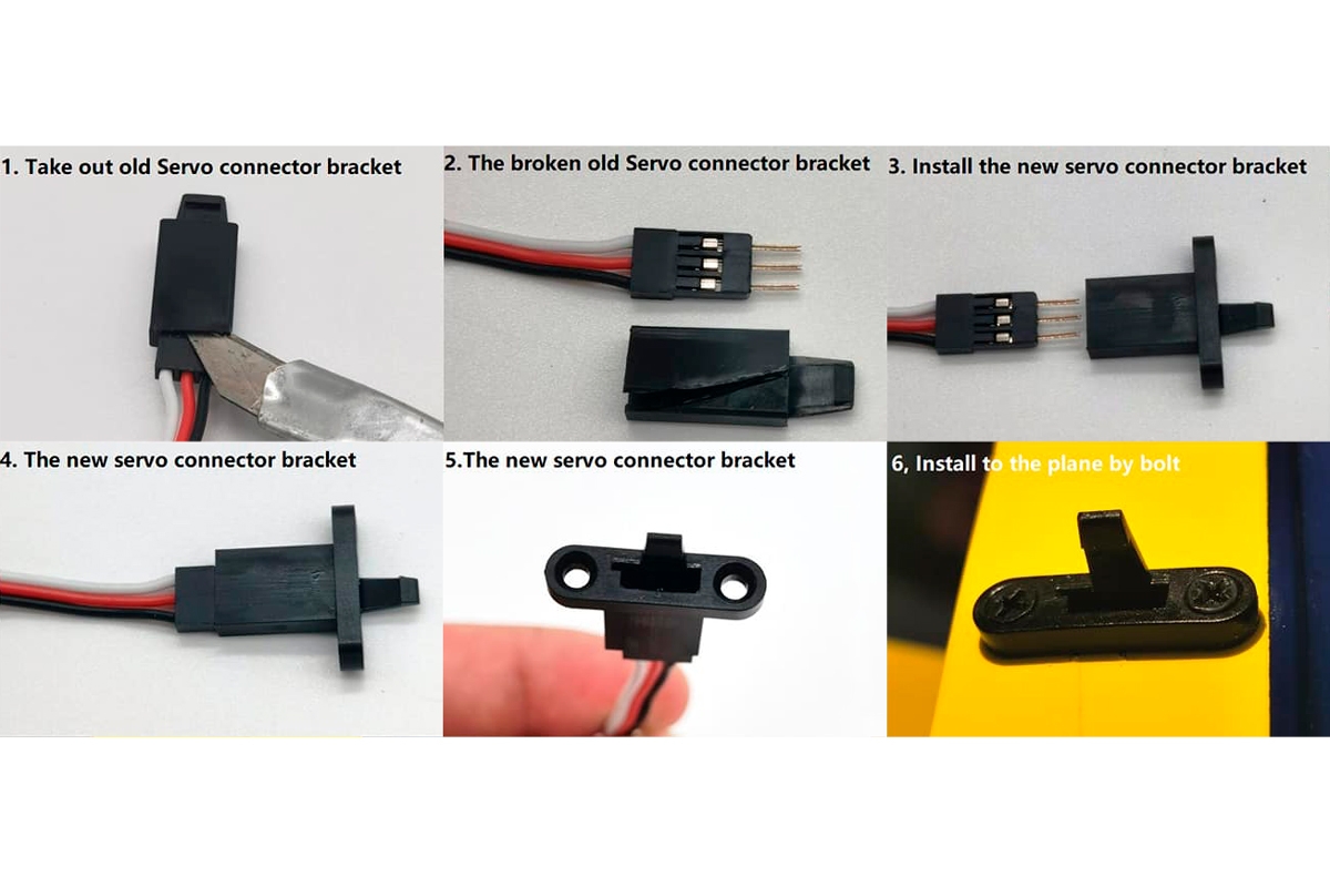 Domek servokonektoru (4ks),