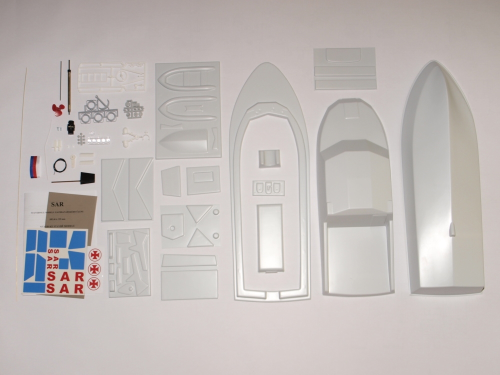 SAR stavebnice záchranářského člunu