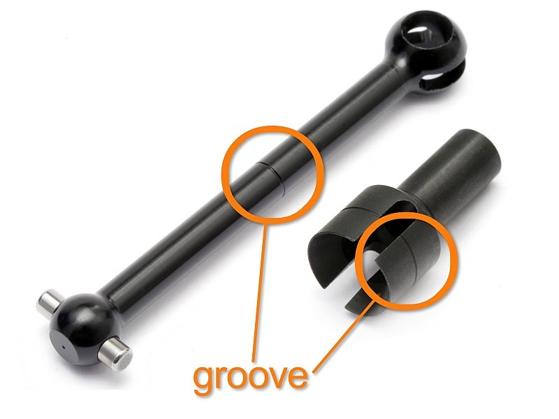 Unašeč poloosy - přední (2ks)