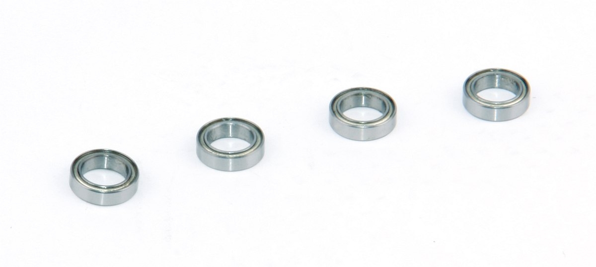 Kuličkové ložisko 15x10x4mm, 4ks.