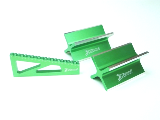 Bloky pod šasí pro měření propadu ramen (40mm) pro 1/8 Off Road, 2 ks.