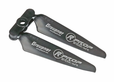 RADIUS Prop 23x12cm/9x5 dvoulistá sklopná vrtule, 1ks.