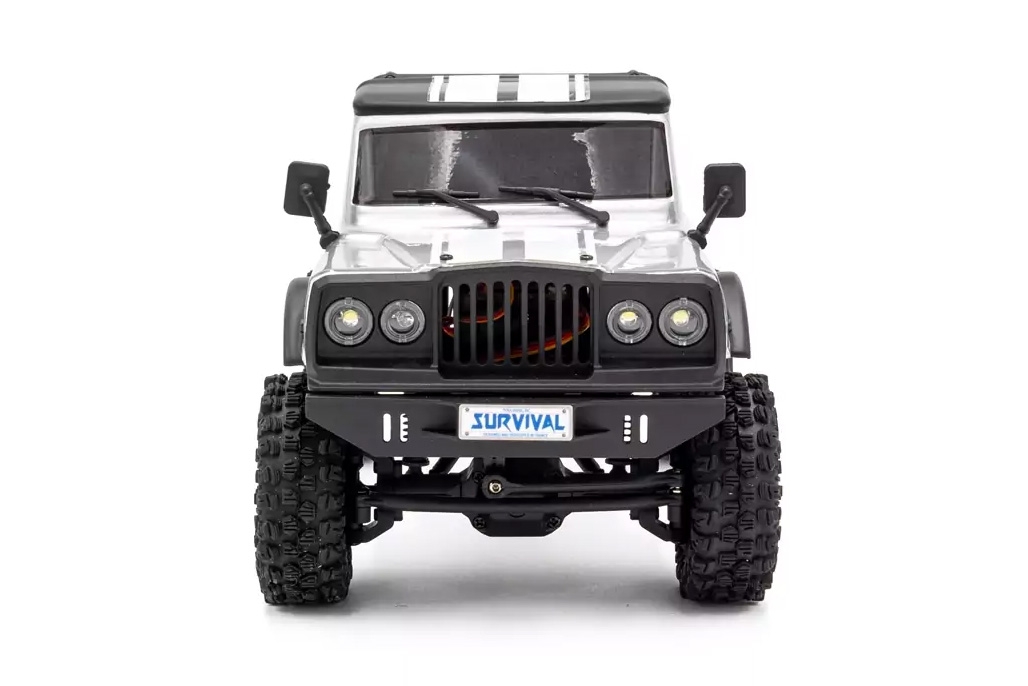 RTR HOBBYTECH CRX18 Truck Trial 1/18, 4wd, Honcho verze, - stříbrný